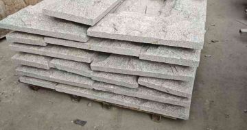 延安芝麻白蘑菇石，自然面