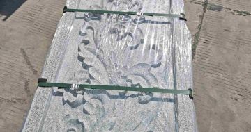 延安芝麻白别墅外墙雕刻版