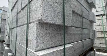 延安芝麻白路牙石 马路牙子