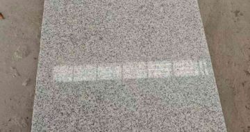 延安芝麻白光面毛板