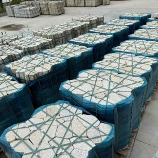 延安黄金麻冰裂纹 碎拼