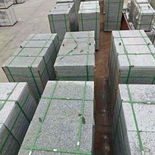 延安芝麻白地铺板  地铺石