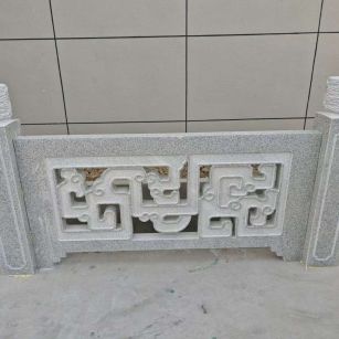 延安芝麻白河道栏杆 桥栏杆