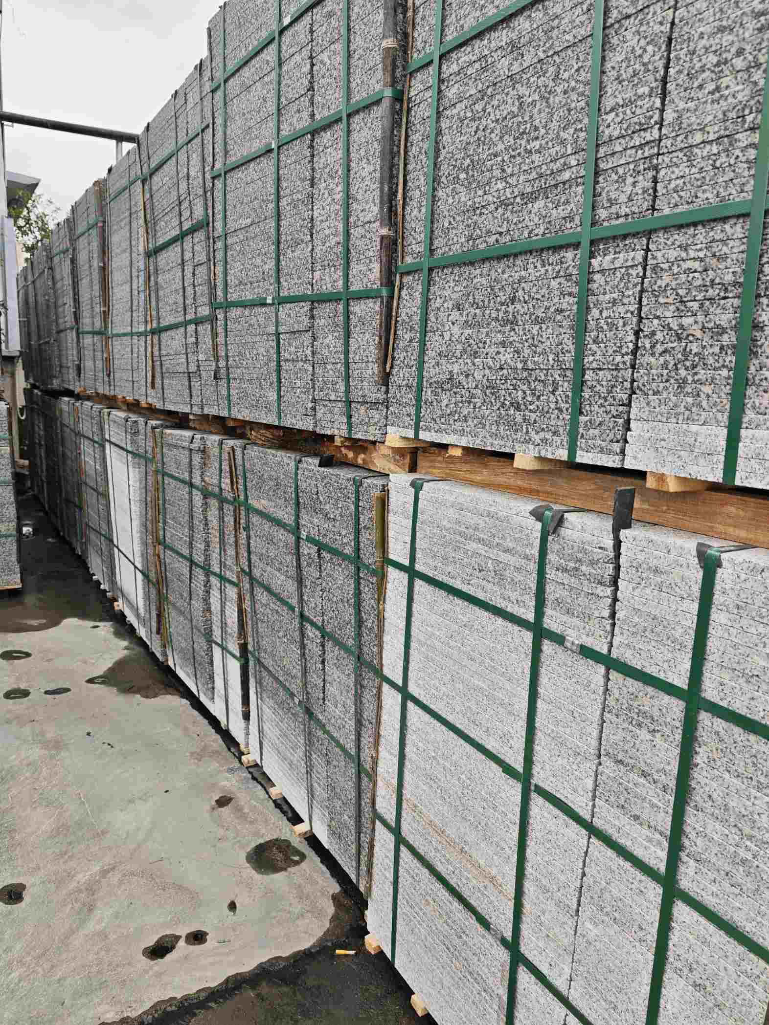 延安芙蓉白地铺石，石材地铺石