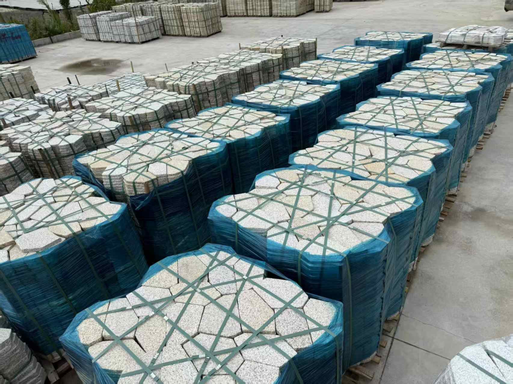 延安黄金麻冰裂纹 碎拼