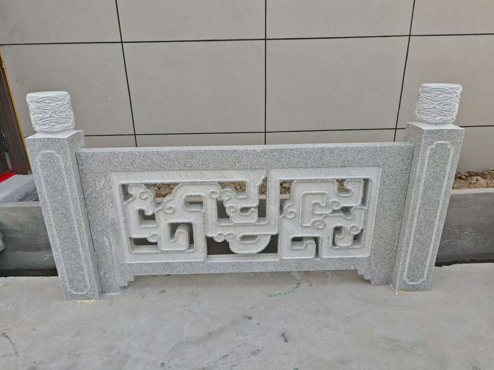 延安芝麻白河道栏杆 桥栏杆